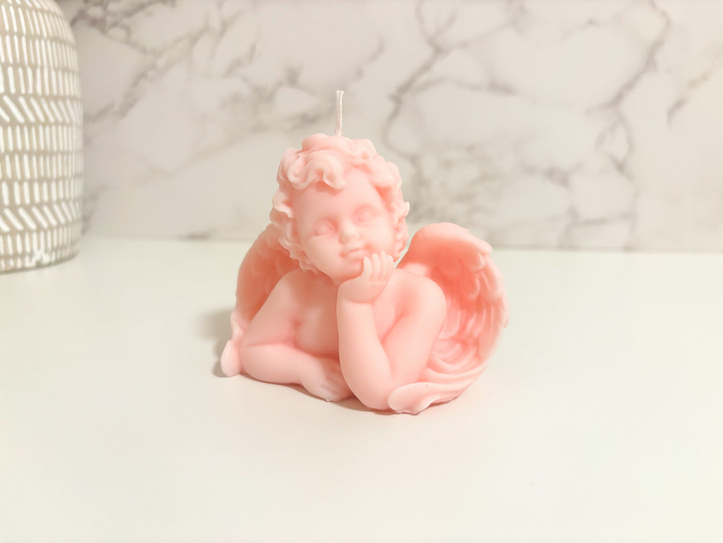 Sweet Angel Cherub Candle