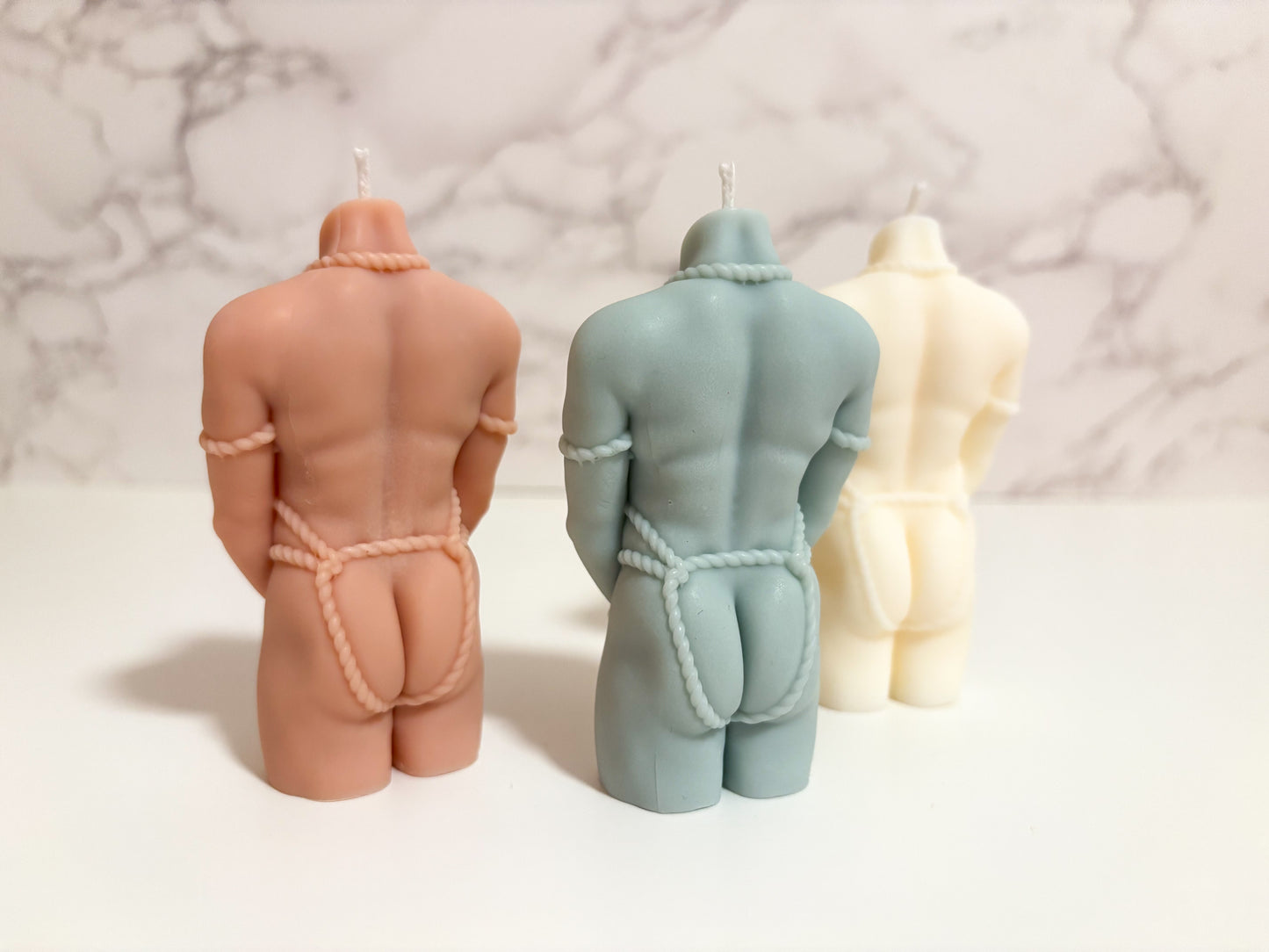 Shibari Man Candle