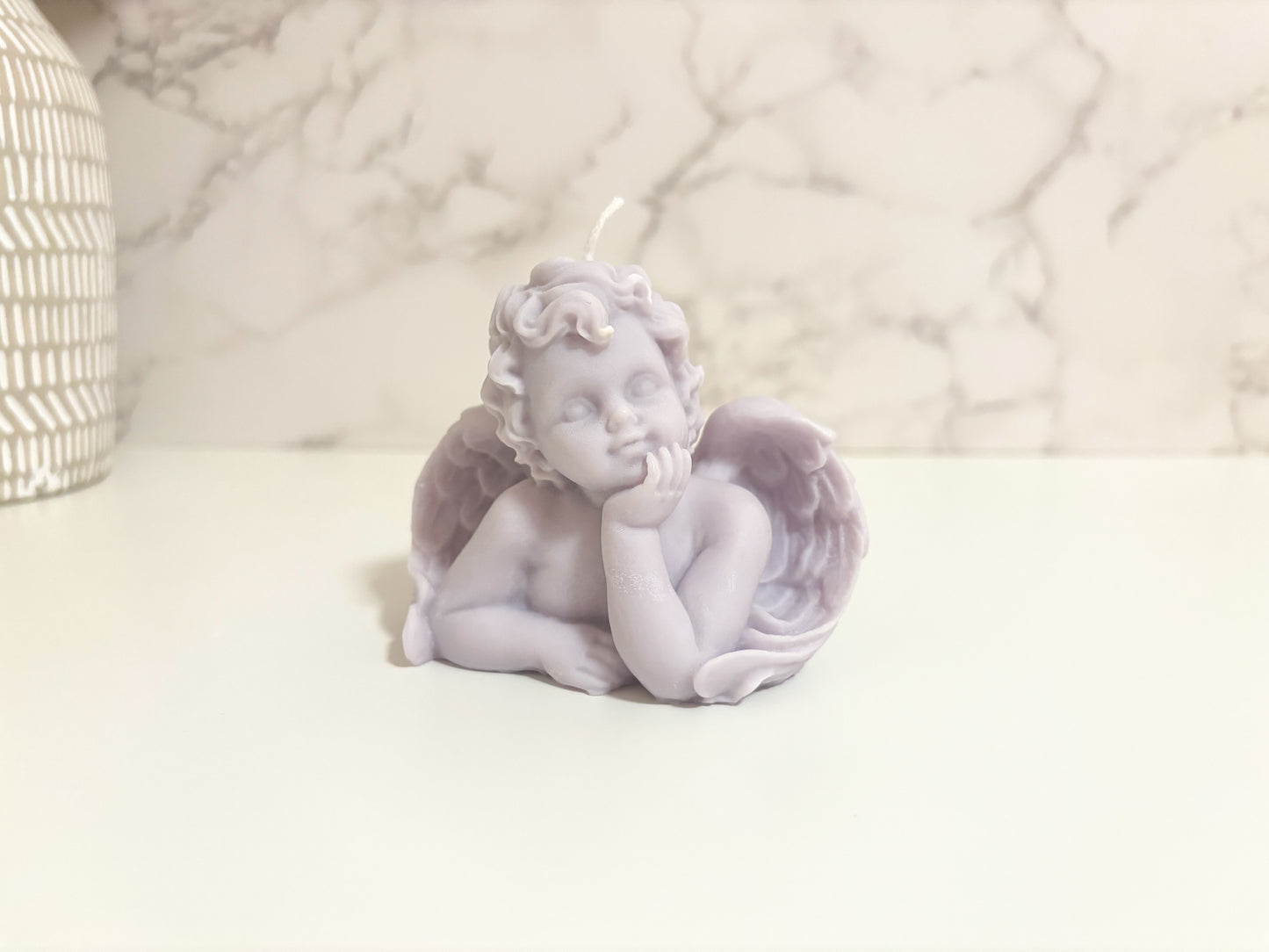 Sweet Angel Cherub Candle