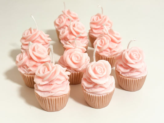 Sweetheart Cupcake Candle