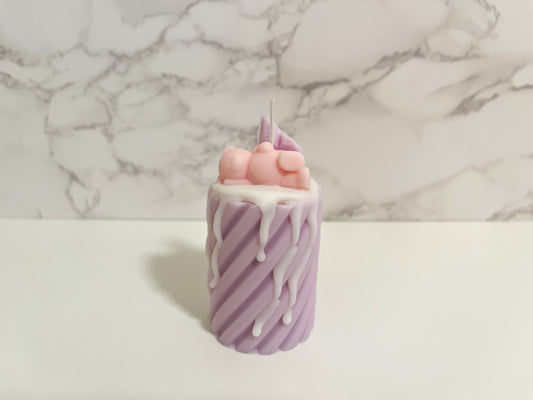 Swirly Bear Cake Candle