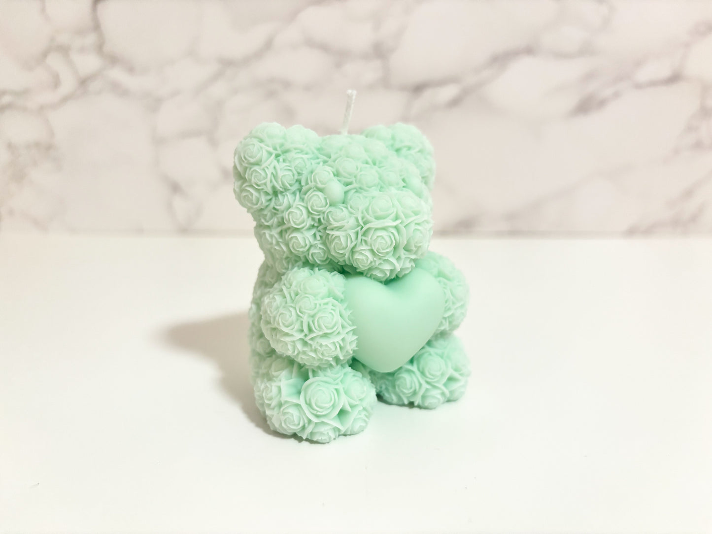 Luxe Rose Bear Candle