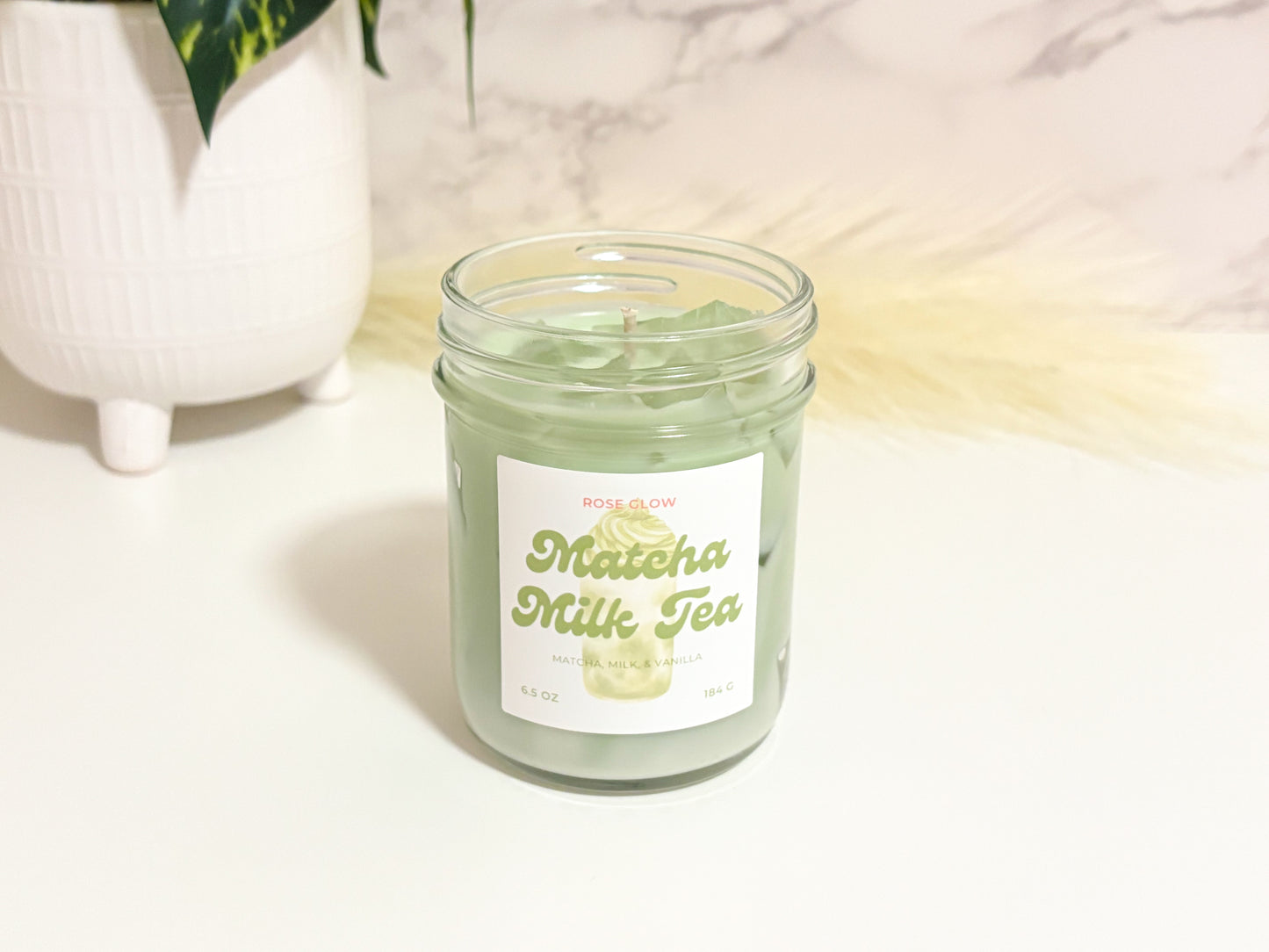 Iced Matcha Milk Tea Candle