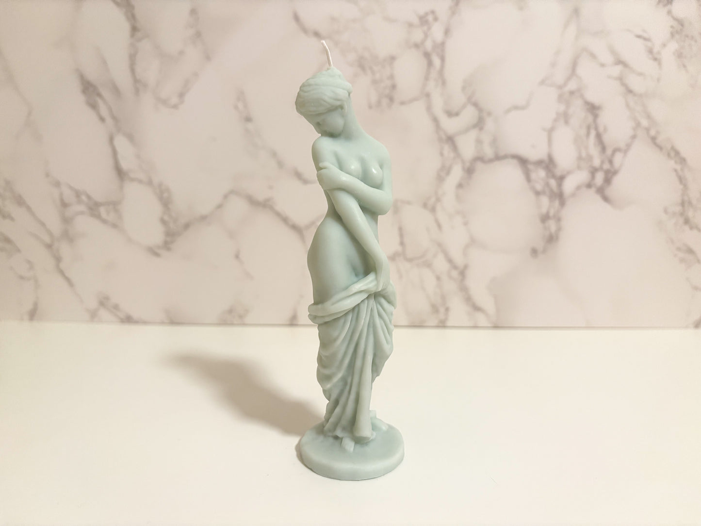 Demure Venus Statue Candle