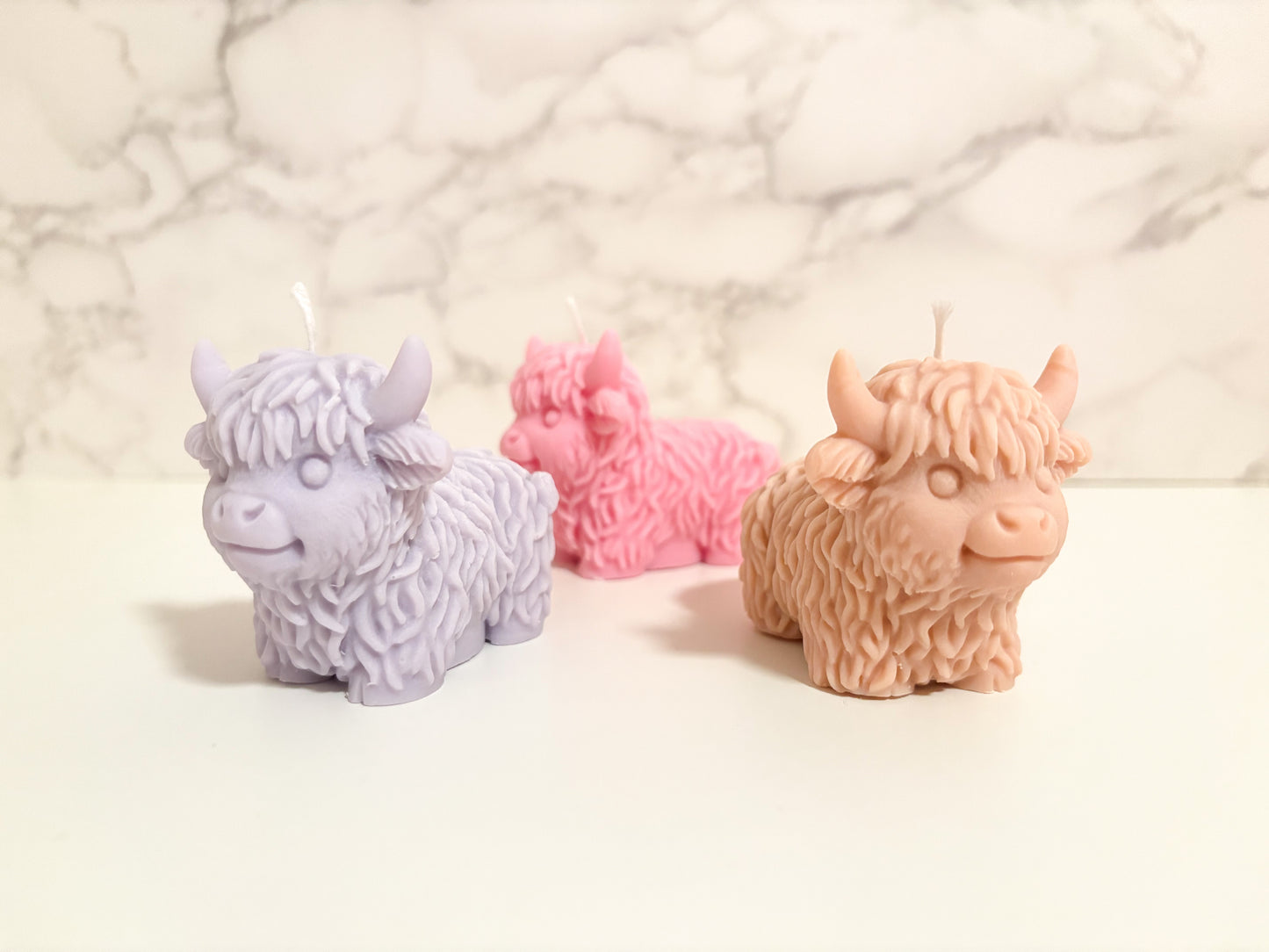 Mini Highland Cow Candle