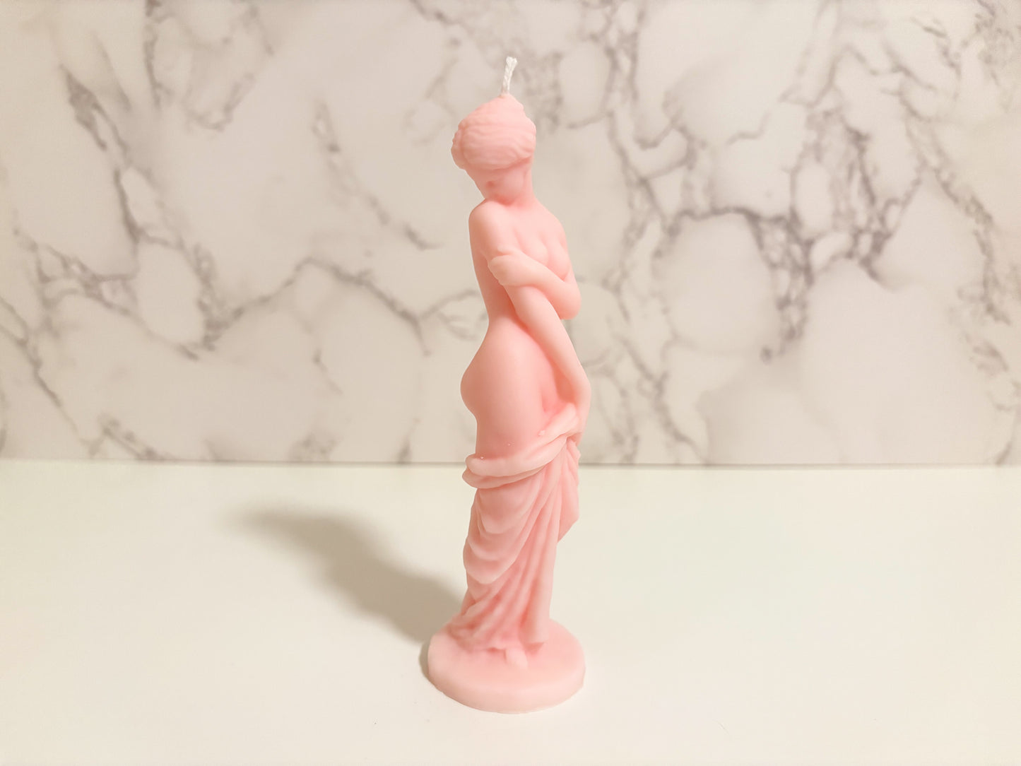 Demure Venus Statue Candle