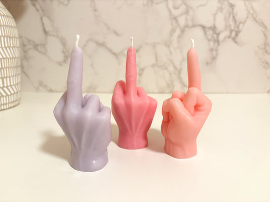 Middle Finger Candle