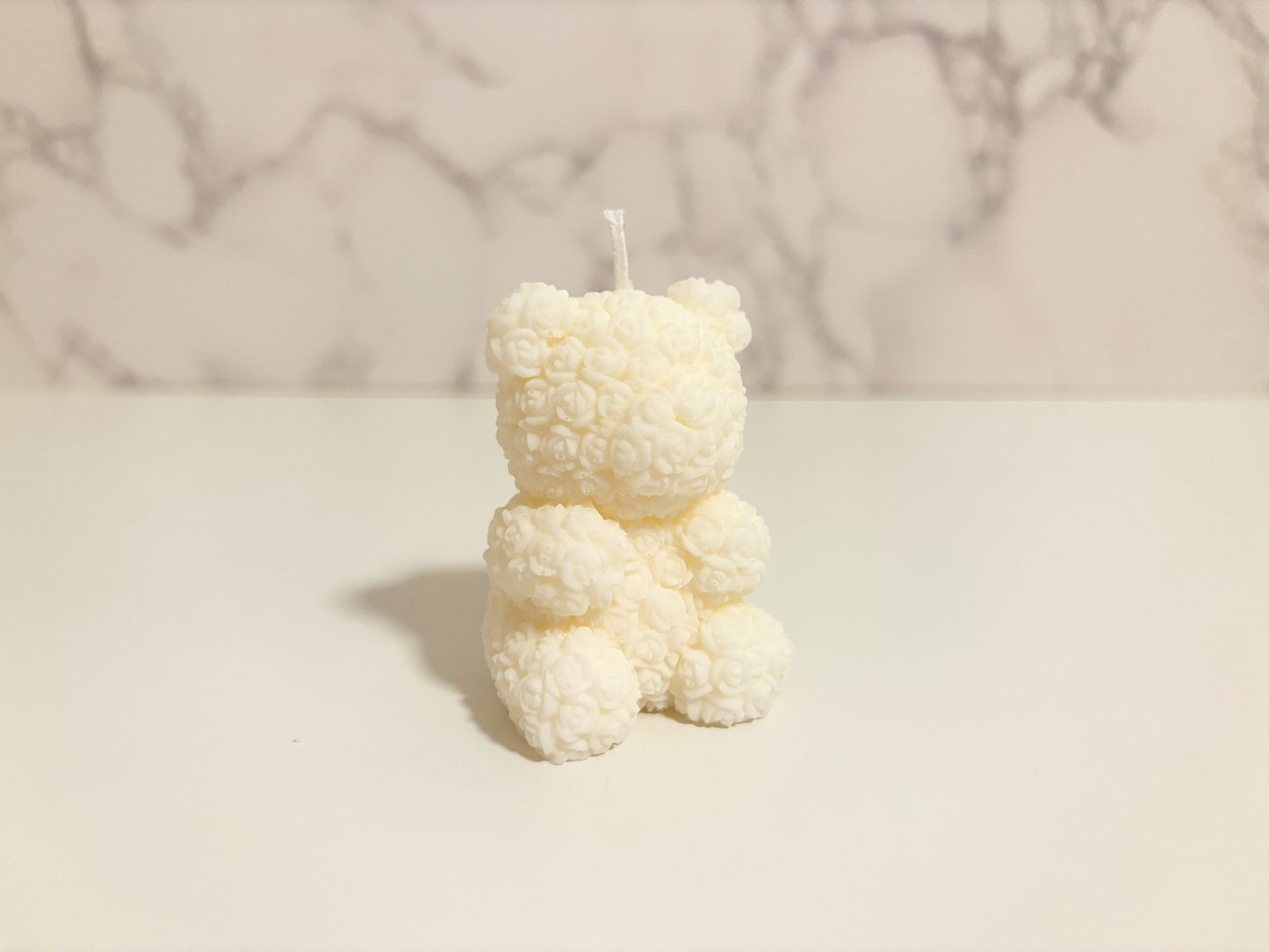 Mini Rose Bear Candle