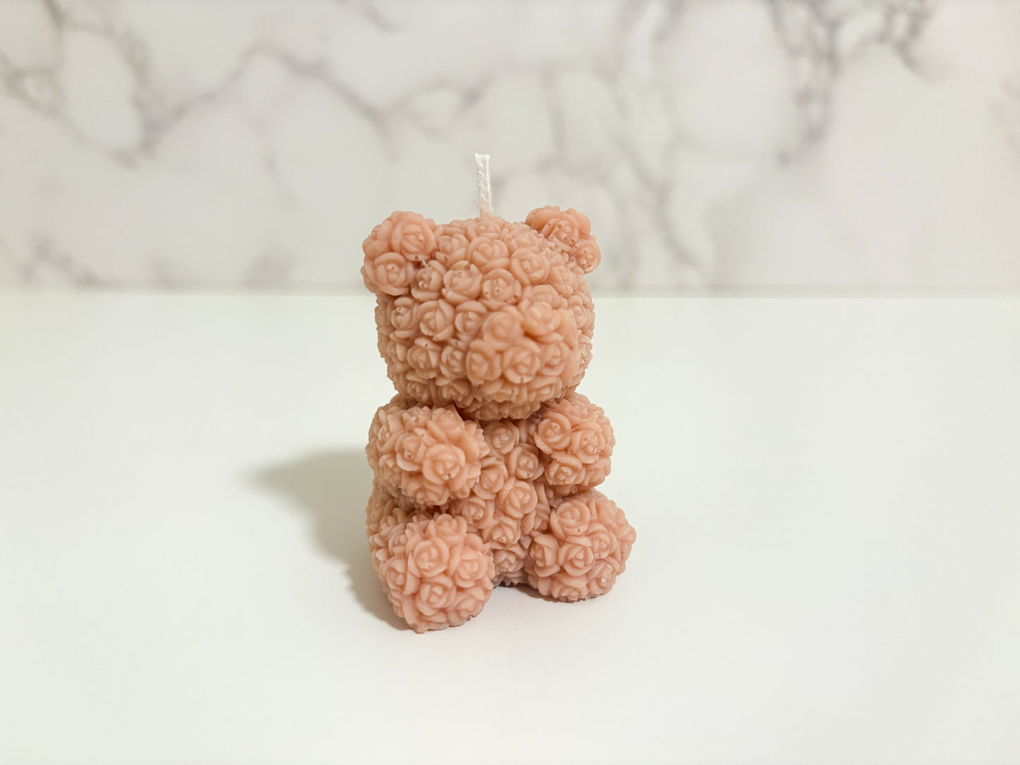 Mini Rose Bear Candle
