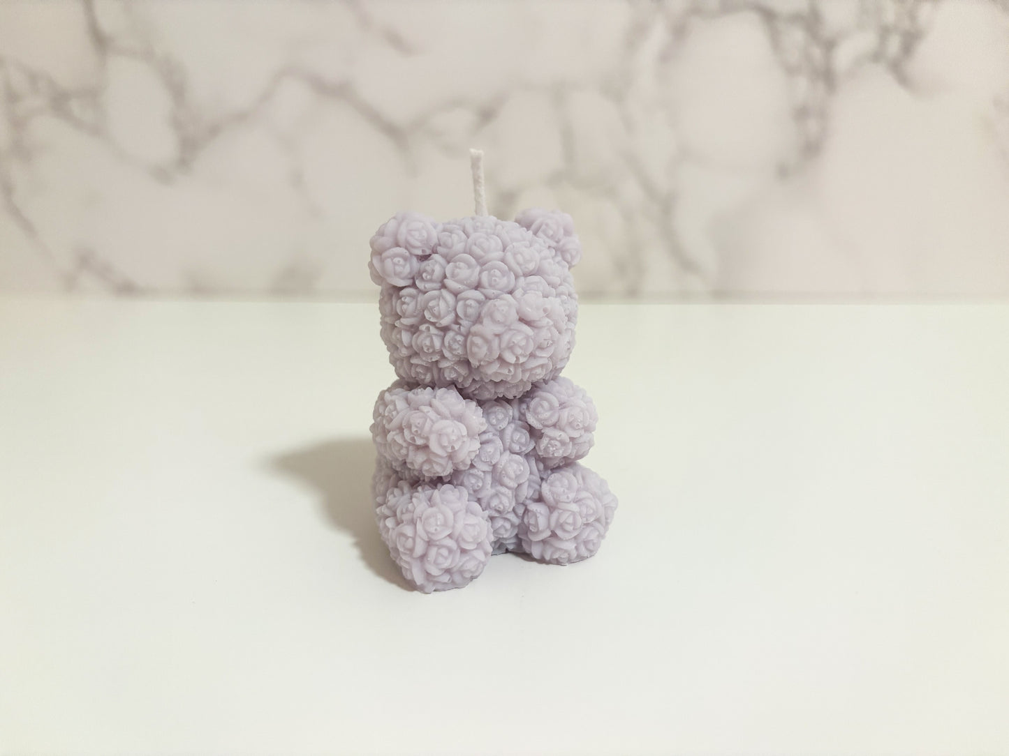 Mini Rose Bear Candle