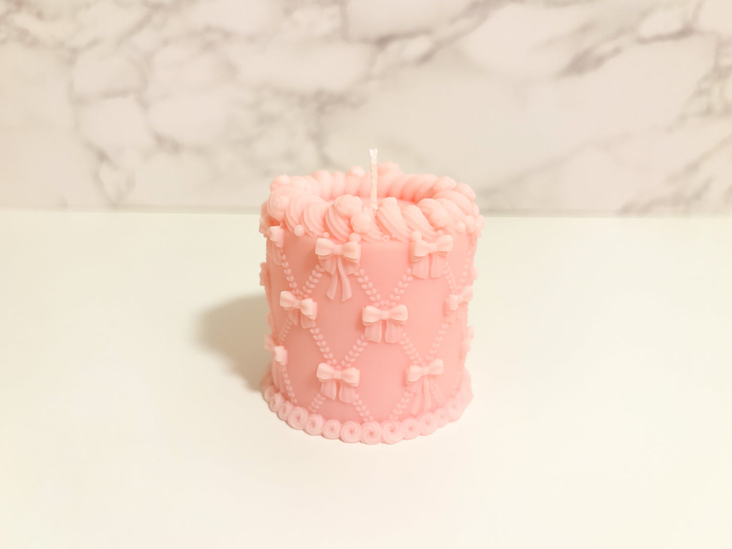 Coquette Cake Candle