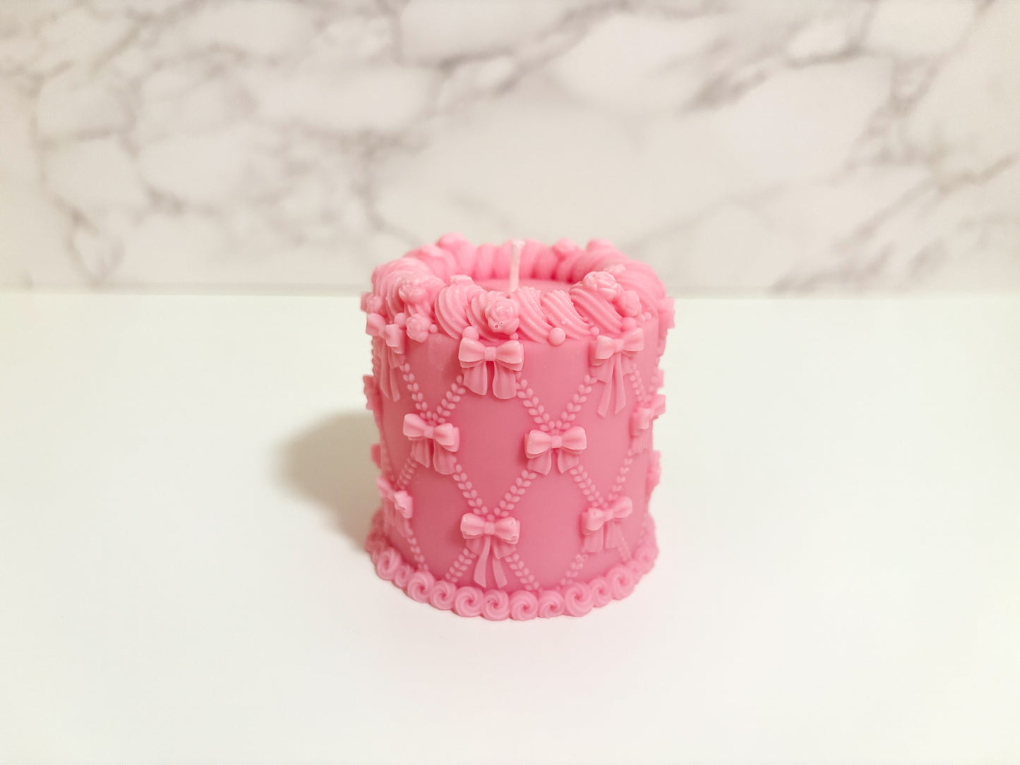 Coquette Cake Candle