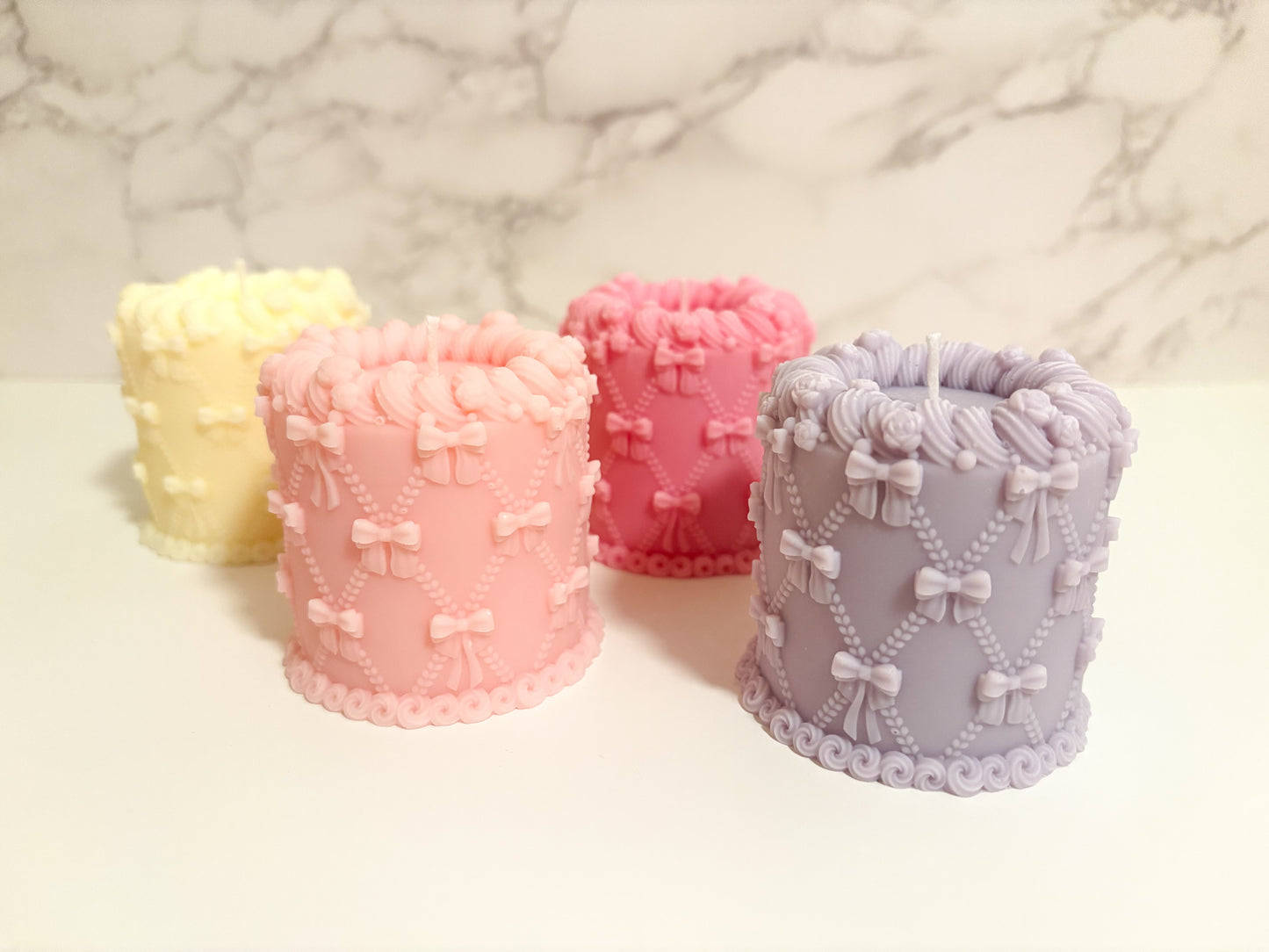 Coquette Cake Candle