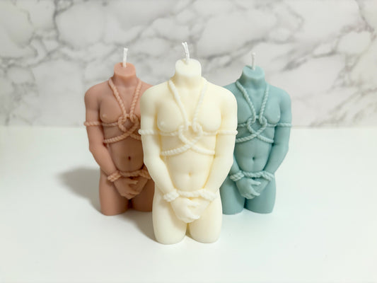 Shibari Man Candle