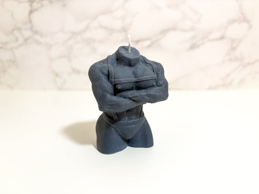Muscle Man Body Candle