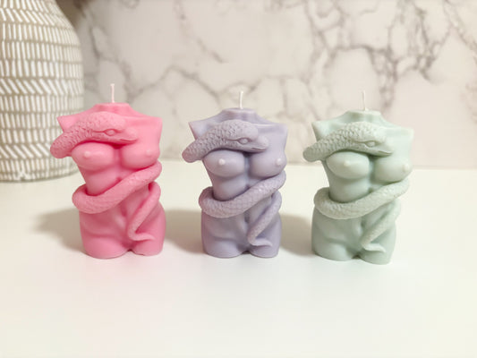 Snake Bod Candle